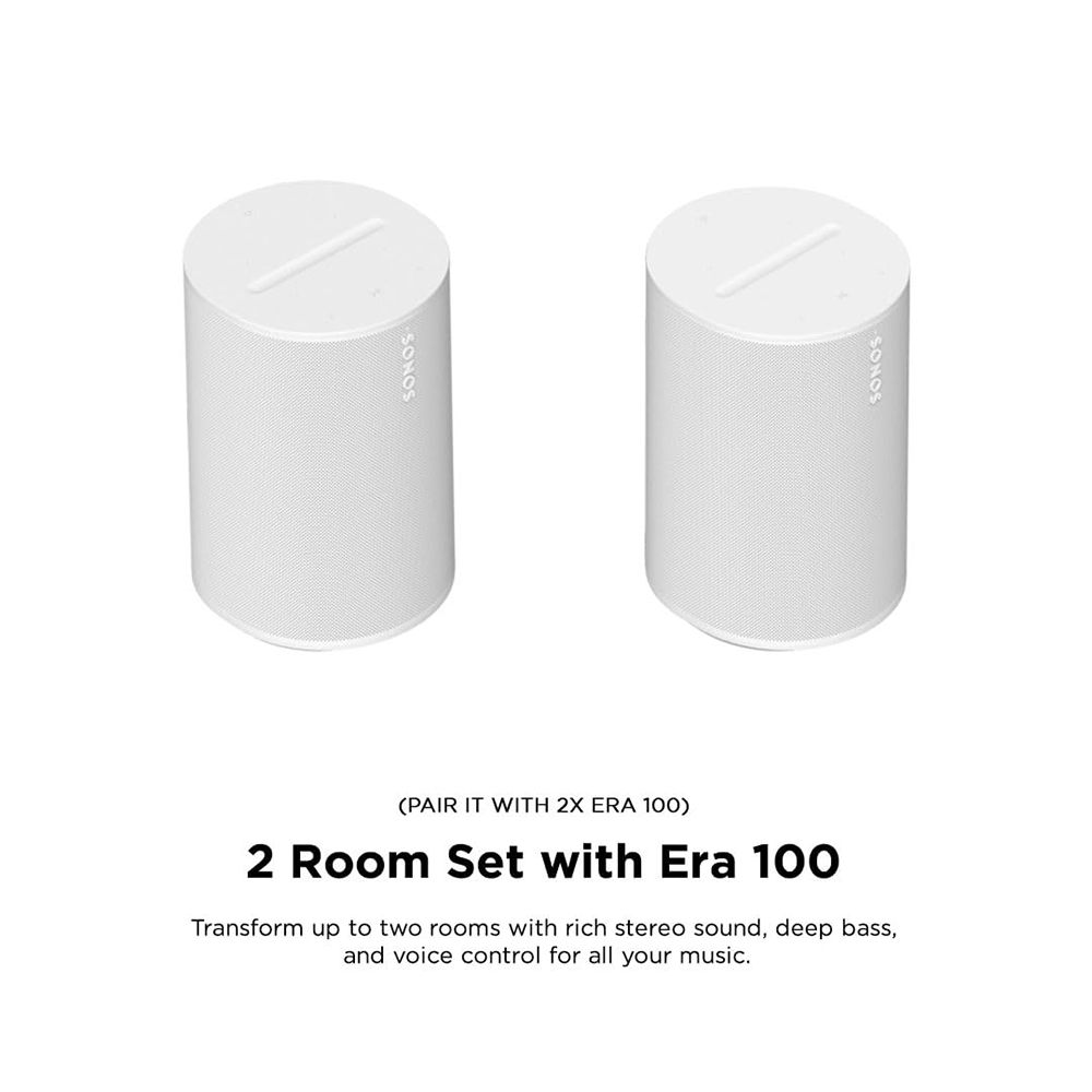 SONOS Era 100 ホワイト 2個セット Two Room Set with Era 100 | Sonos